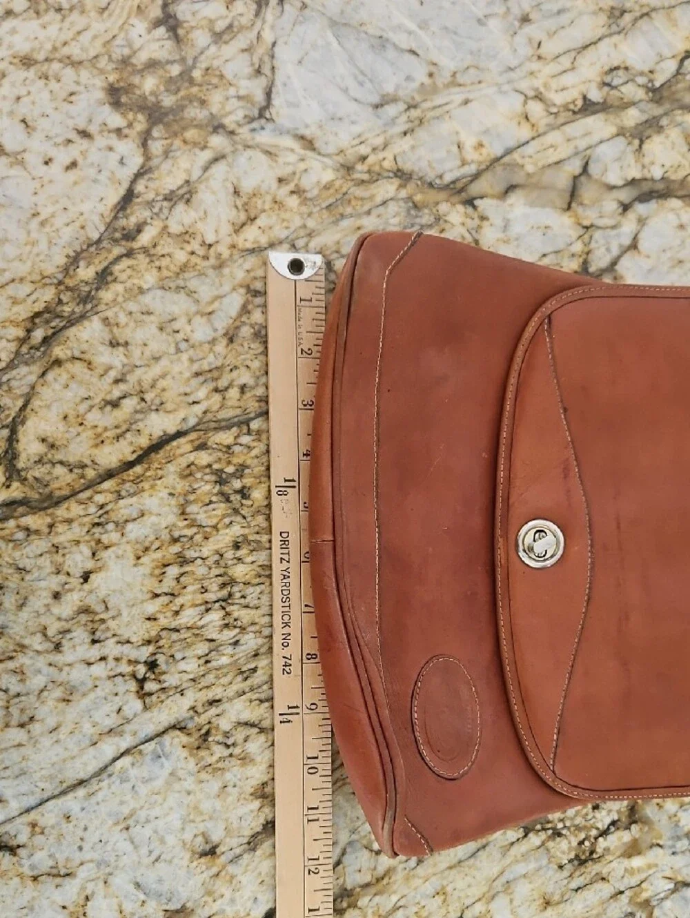 MATT & NAT Women's Bag.Patina,Few Makeup Marks Inside. Leather
